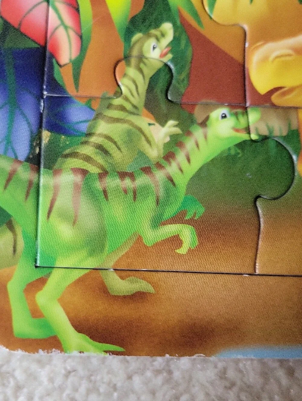 The Learning Journey Wooden Dinosaur Puzzle 48 Pieces